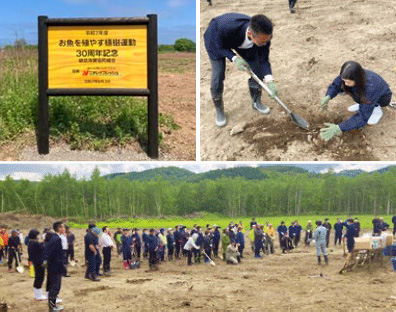 Participation in a Tree-Planting Initiative Aimed at Increasing Fish Stocks